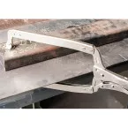 C-clamp locking welding pliers goose neck with swivel pads 460mm per piece