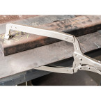 C-clamp locking welding...