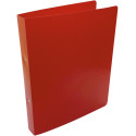 Alpha ringmap, voor ft A4, uit PP, 2 ringen van 25 mm, rood