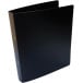 Alpha A4 Ring Binder, 2 Rings, 25mm, Polypropylene, Black