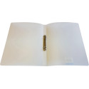 Alpha ringmap, voor ft A4, uit PP, 2 ringen van 16 mm, transparant wit