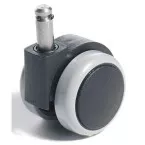 Office Chair Hard Floor Wheels, 60 mm Diameter, Pack of 5 Pieces
