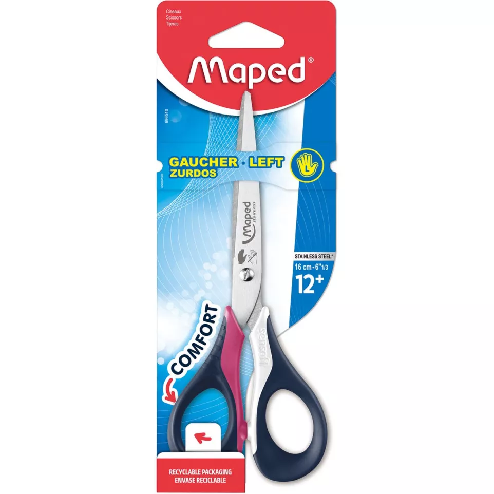 Maped ciseaux Sensoft, ft 16 cm,...