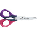 Maped Sensoft Left-Handed Stainless Steel Scissors, Rounded Tips, 13 cm, Assorted Colors, 1 Piece Pack