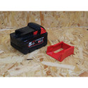 Support batterie rouge pour Milwaukee M18 BM-MW18-RED6 / 6pce