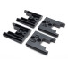 Zwarte gereedschapshouder voor Bosch 18V TM-BO18-BLK-4 / 4pce