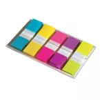 Post-it Index Small, ft 11,9 x 43,2 mm, blister avec 5 couleurs, 20 cavaliers par couleur