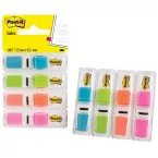 Post-it Index Tabs Narrow 4 x 35 Tabs Turquoise Light Green Orange Pink