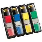 Post-it Notes small, 4 x 35 onglets, rouge, bleu, jaune et vert