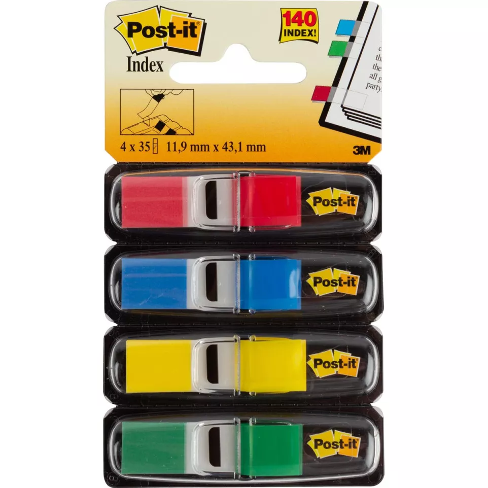 Post-it Notes Smal, 4 x 35 tabs,...
