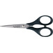 Maped ciseaux Precise, ft 13 cm, droite en gauche, bouts pointus, inox, noir, blister de 1 pièce