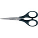 Maped ciseaux Precise, ft 13 cm, droite en gauche, bouts pointus, inox, noir, blister de 1 pièce