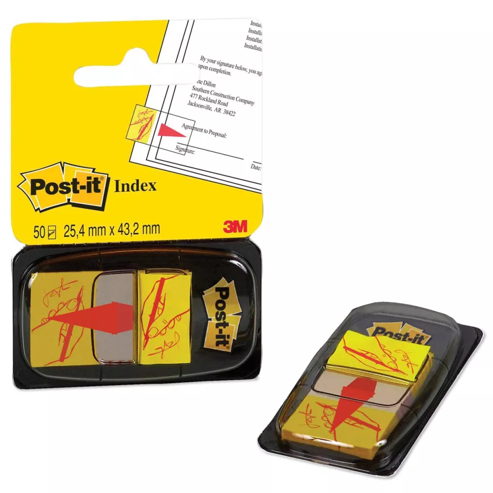 Post-it Index 'Sign Here', ft 25,4 x...
