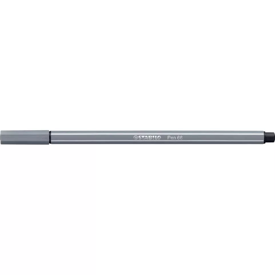 STABILO Pen 68 feutre, gris obscure