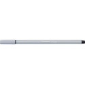 STABILO Pen 68 viltstift, lichtgrijs