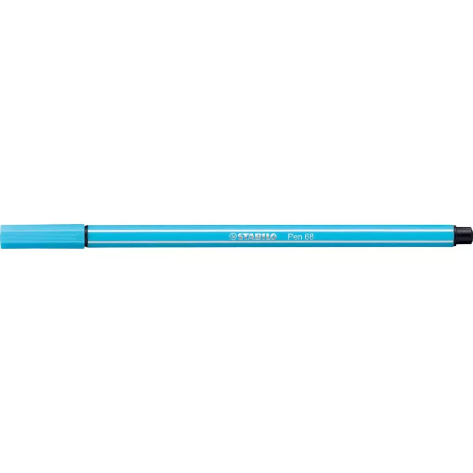 STABILO Pen 68 feutre, bleu azur
