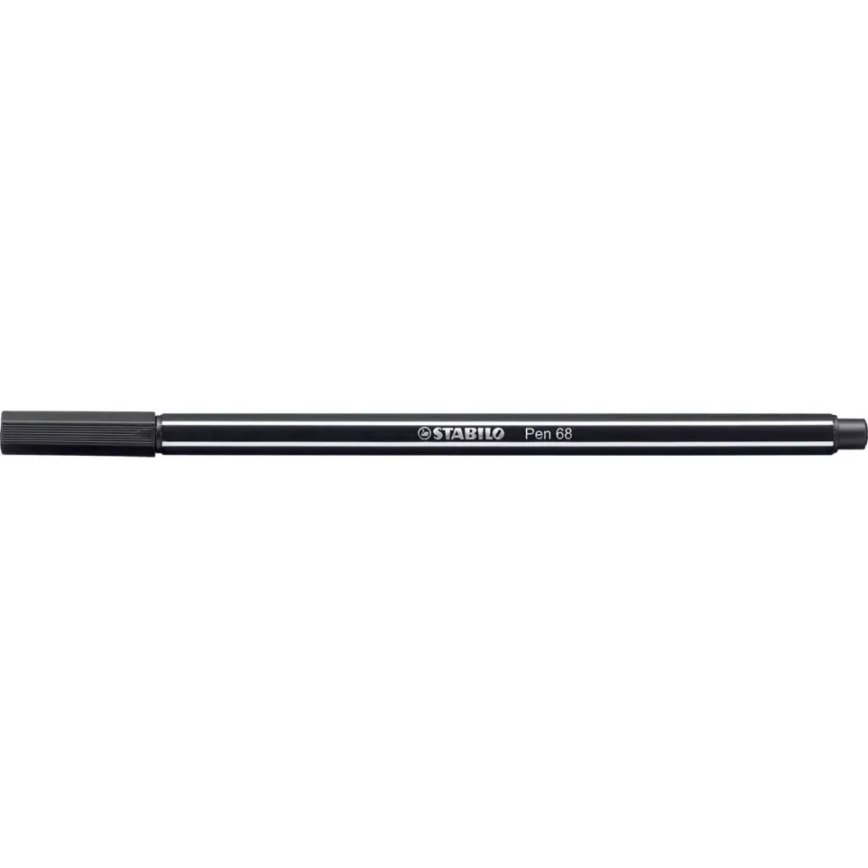 STABILO Pen 68 Fibre-Tip Marker, Black