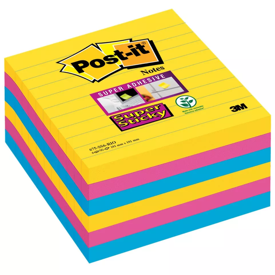 Post-it Super Sticky notes XL...