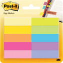 Post-it Page Markers, Assorted Colors, 50 Sheets per Pad, Pack of 10 Pads