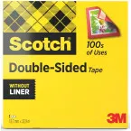 Scotch ruban adhésif, double-face, ft 12 mm x 33 m