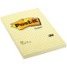 Post-it Notes, ft 102 x 152 mm, geel, geruit, blok van 100 vel