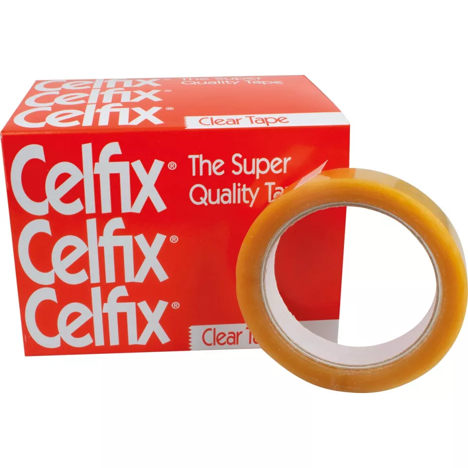 Celfix cellulose transparent adhesive...