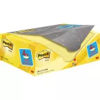 Post-it Notes, 100 Sheets, 76 x 127 mm, Yellow, Pack of 16 Pads + 4 Free