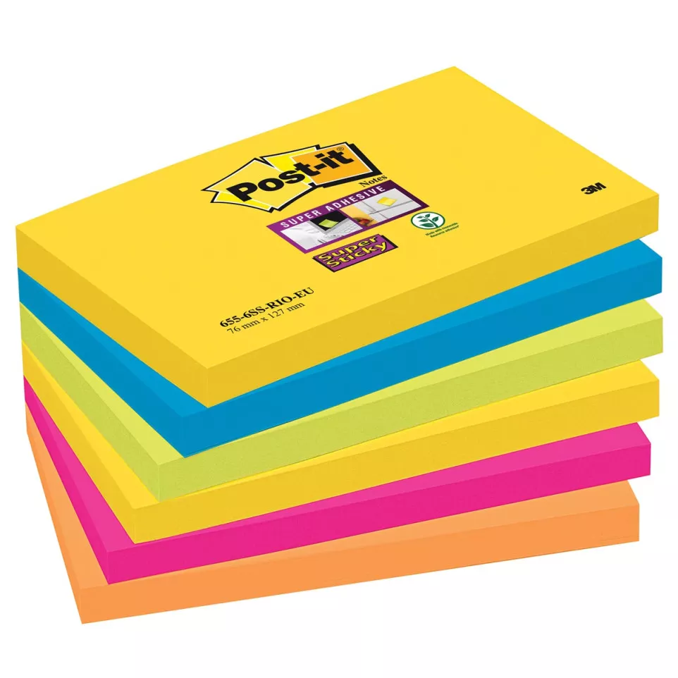 Post-it Super Sticky notes Carnival,...
