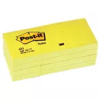 Post-it Notes, 38 x 51 mm, yellow, 100 sheets per pad