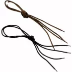 Paar bruine veters 90cm / pce