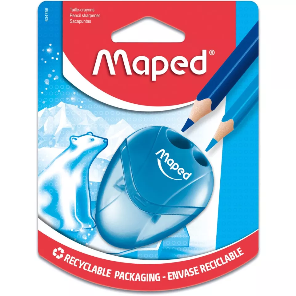 Maped potloodslijper igloo, 2 gaats,...