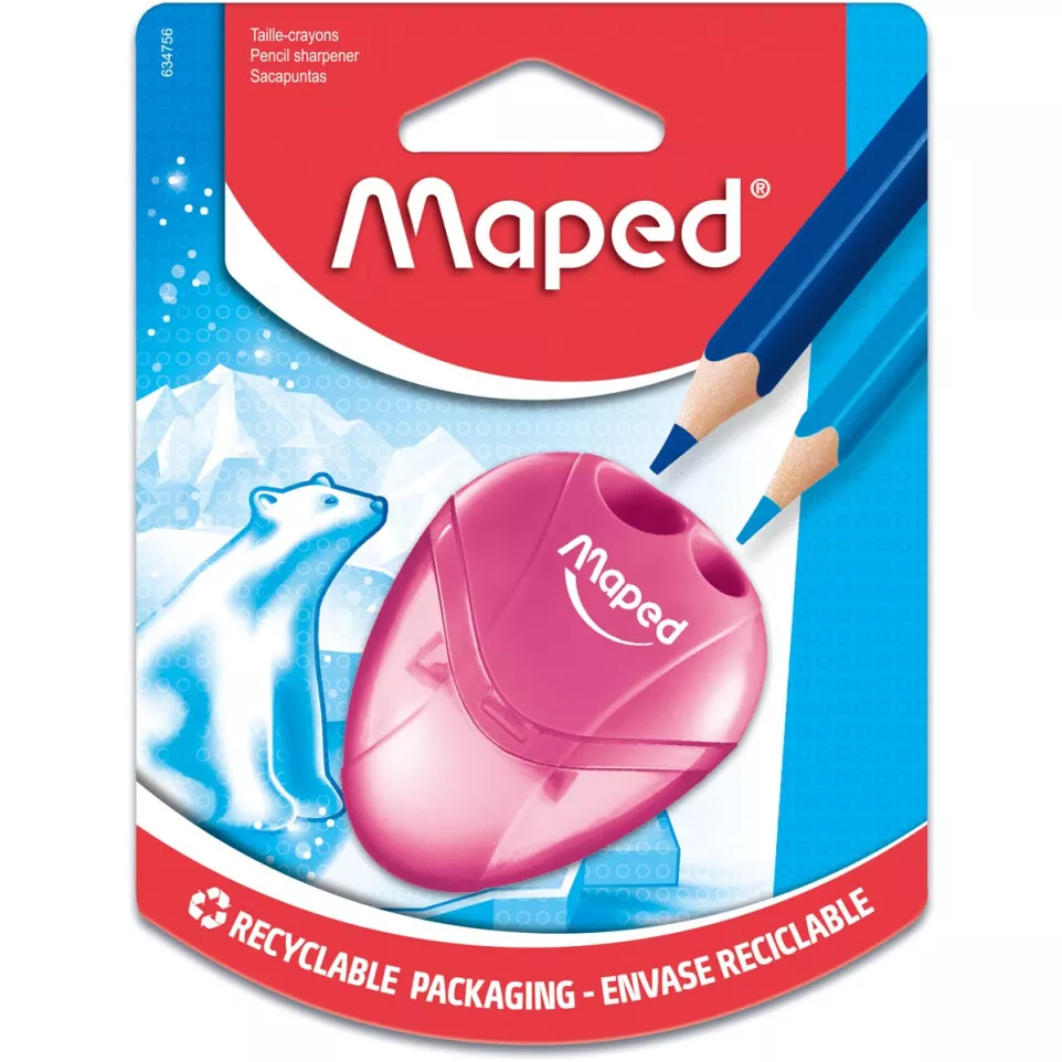 Maped Igloo 2-Hole Pencil Sharpener,...