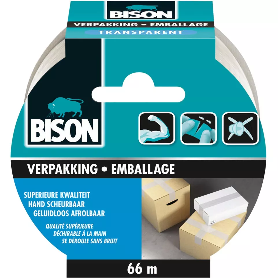 Bison Packaging Tape 50 mm x 66 m...