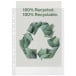 Esselte Premium Punched Pockets 100% Recycled A4 Maxi 100 Micron Box of 100 Pieces