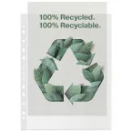 Esselte Premium Punched Pockets 100% Recycled A4 Maxi 100 Micron Box of 100 Pieces