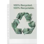 Esselte Premium Recycled Punched Pockets A4 100 Microns Box of 50