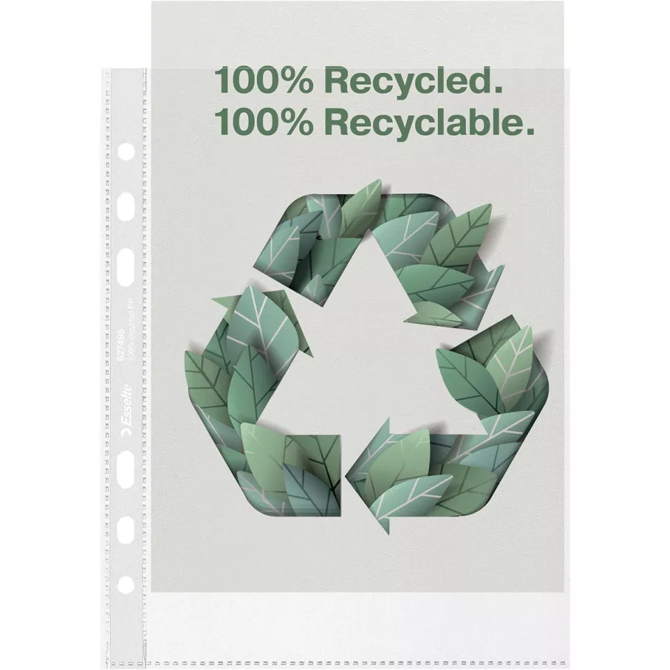 Esselte Recycled A5 Punched Pockets...