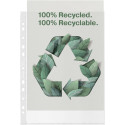 Esselte pochette perforée, 100 % recyclé, ft A4, 70 microns, boîte de 100 pièces