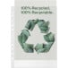 Esselte pochette perforée, 100 % recyclé, ft A4, 70 microns, boîte de 100 pièces