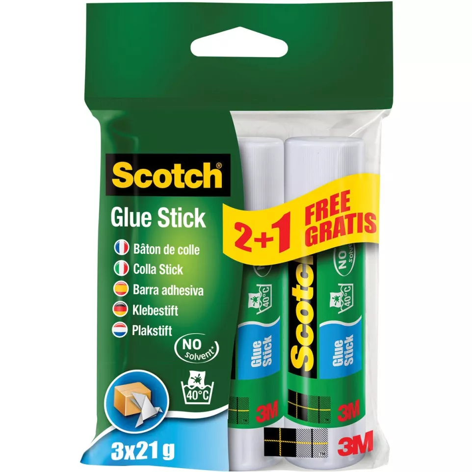 Scotch bâton de colle permanent 21 g,...