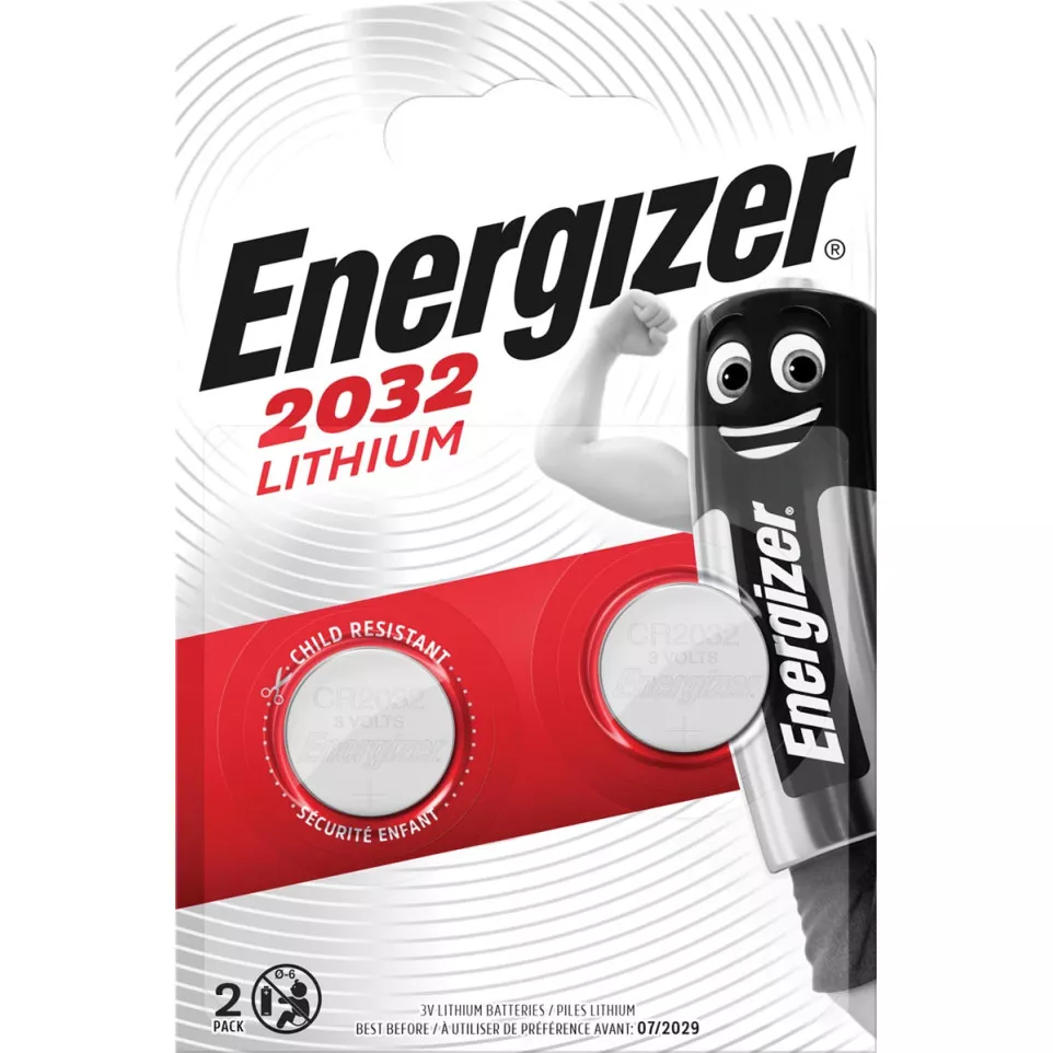 Energizer pile bouton, CR2032,...