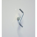 MAUL neodymium aimant pastille, ft 10 x 10 mm, résistance 4 kg, argent, blister de 4 pièces