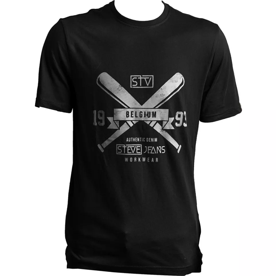 Steve Jeans STV71 Light Grey T-shirt...