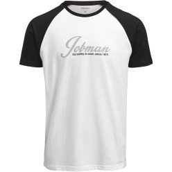 T-shirt bicolore Jobman 5269 blanc/noir S / pce