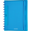 Adoc Colorlines schrift, ft A4, 144 bladzijden,commercieel geruit, geassorteerde kleuren