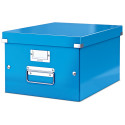 Leitz WOW opbergdoos Click & Store, ft A4, blauw