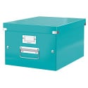 Leitz WOW Click & Store A4 Storage Box Glacier Blue