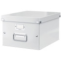 Leitz WOW boîte de rangement Click & Store, ft A4, blanc