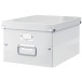 Leitz WOW boîte de rangement Click & Store, ft A4, blanc