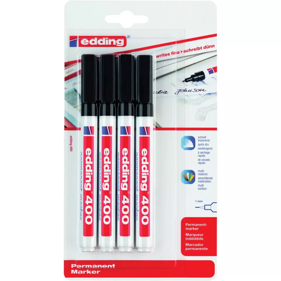 Edding marqueur permanent, 400 NR,...